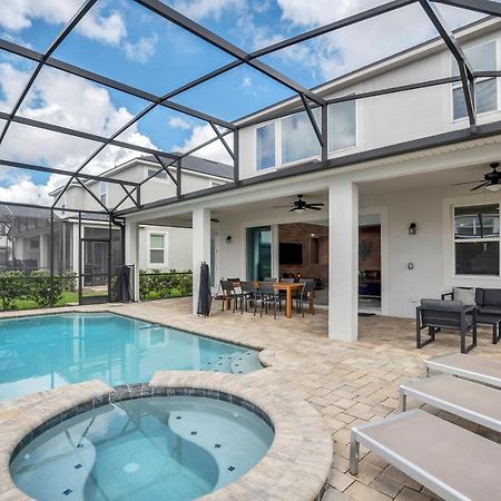 Modern Villa Wprivate Pool&Spa, Free Water Park オーランド エクステリア 写真