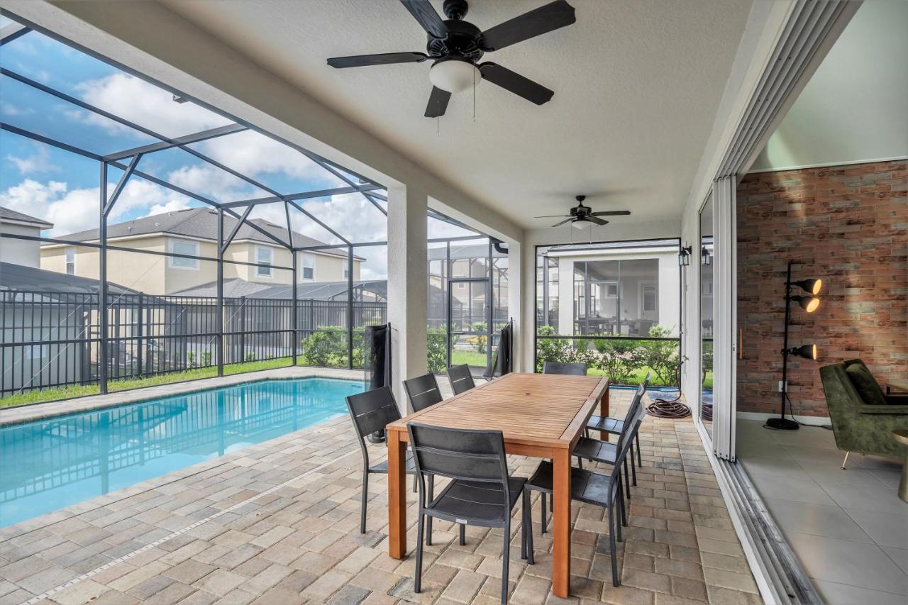 Modern Villa Wprivate Pool&Spa, Free Water Park オーランド エクステリア 写真