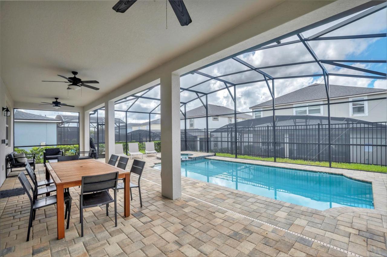 Modern Villa Wprivate Pool&Spa, Free Water Park オーランド エクステリア 写真